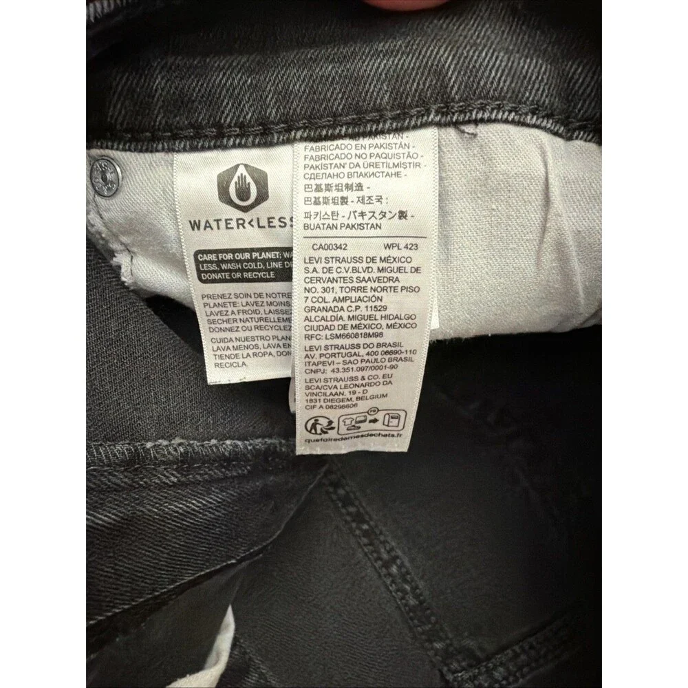 Levi's men's 510 slim fit jeans 38x30 Black
